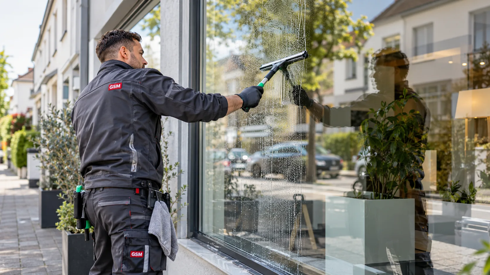 Glas- und Fensterreinigung